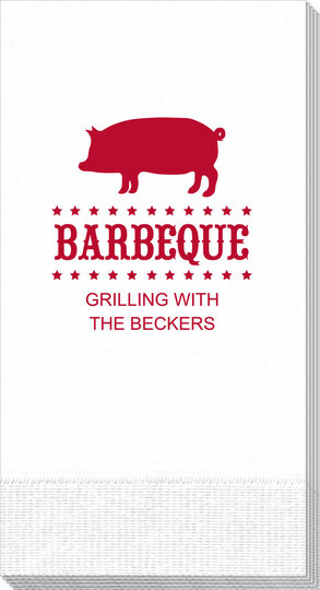 BBQ Pig Guest Towels
